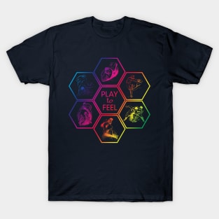 Rugby MIX Play to Feel by PPereyra T-Shirt